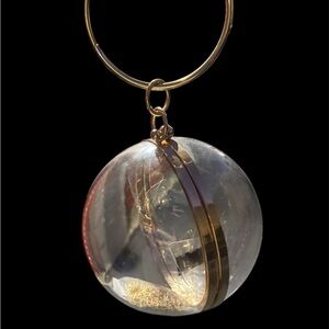 Elegant Gold and Clear purse/clutch